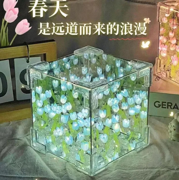 Tulip Flower Sea Night Lamp DIY Kit